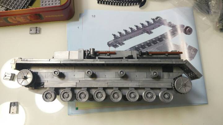 开智KY82010德军4号坦克F2型拼装 第37步