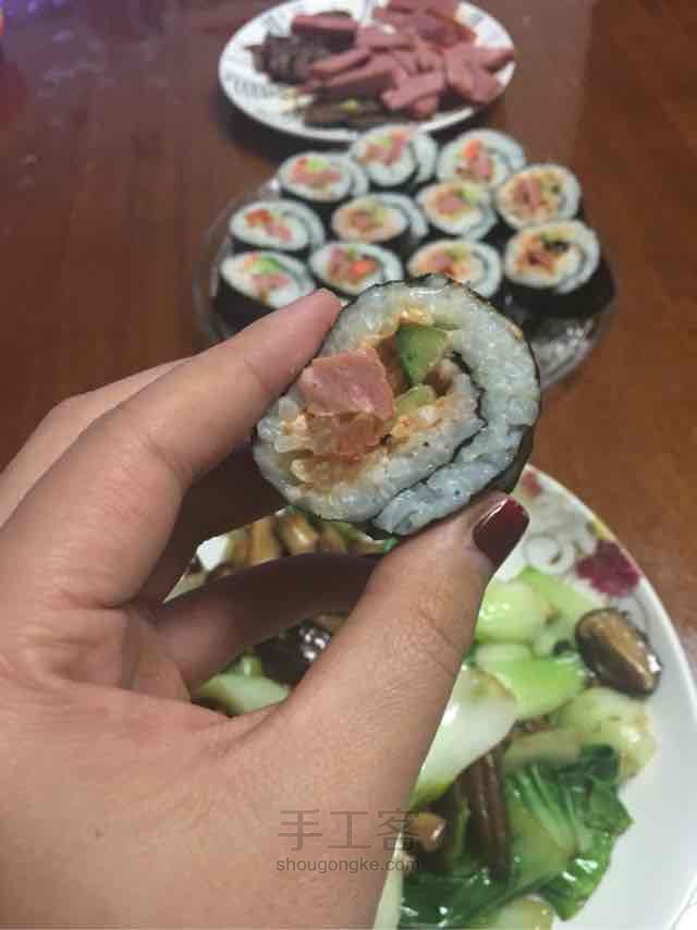 美味寿司卷 第10步