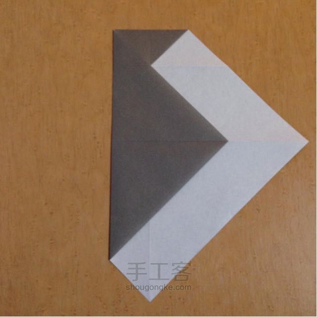 燕子折纸制作教程【转载】 第4步