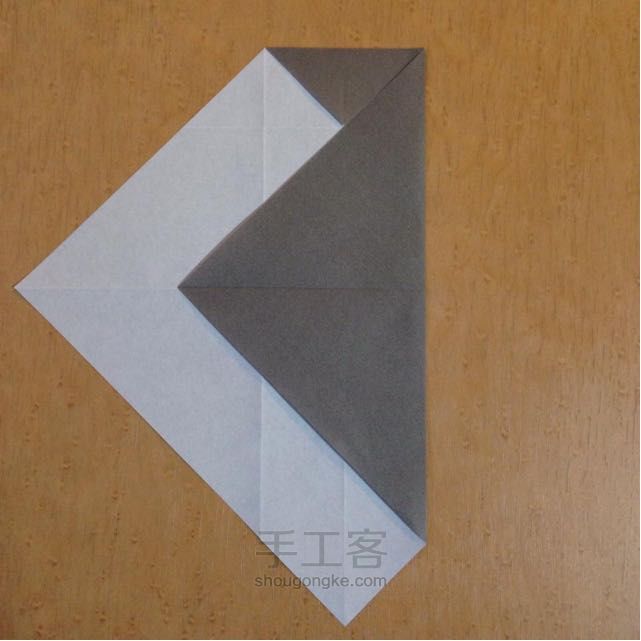 燕子折纸制作教程【转载】 第5步