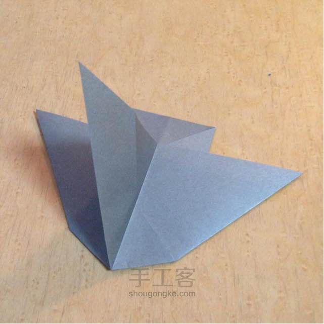 燕子折纸制作教程【转载】 第7步