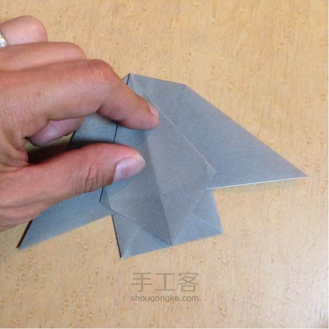 燕子折纸制作教程【转载】 第9步
