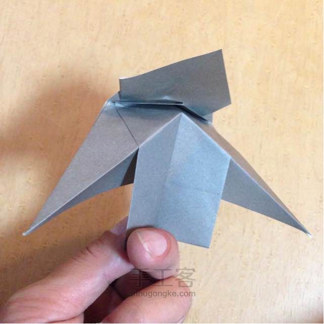 燕子折纸制作教程【转载】 第18步