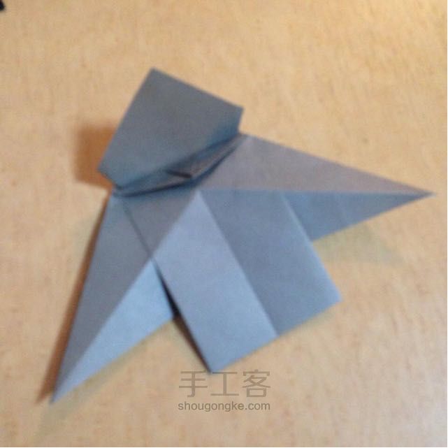 燕子折纸制作教程【转载】 第17步