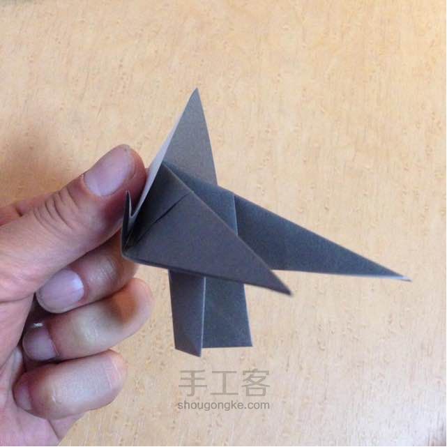 燕子折纸制作教程【转载】 第19步