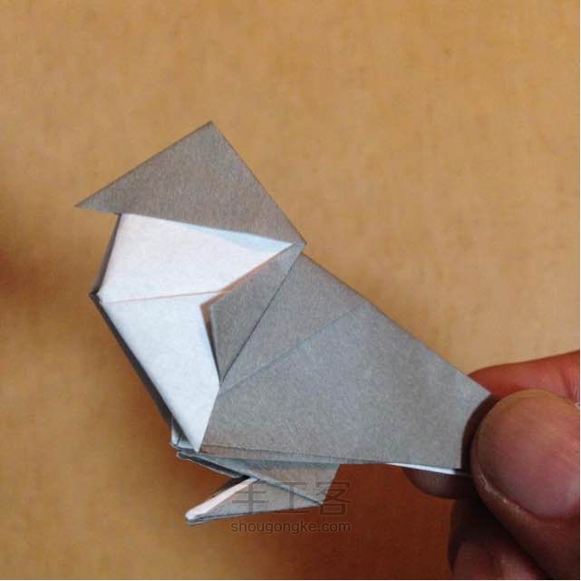 燕子折纸制作教程【转载】 第26步
