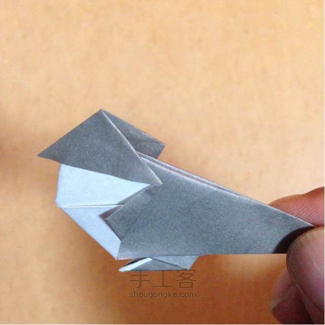 燕子折纸制作教程【转载】 第27步