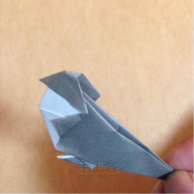 燕子折纸制作教程【转载】 第28步