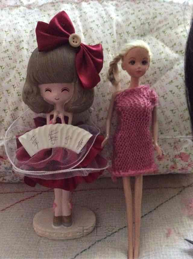［草莓］娃娃用的连衣裙 第2步