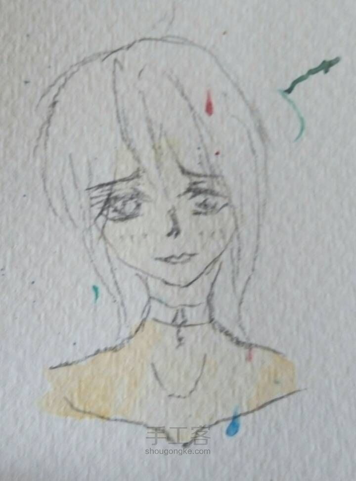 上色过程的各种步骤 第1步