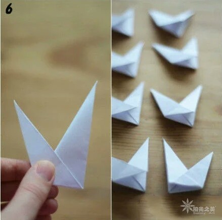八角星⭐折纸教程！（转载） 第8步