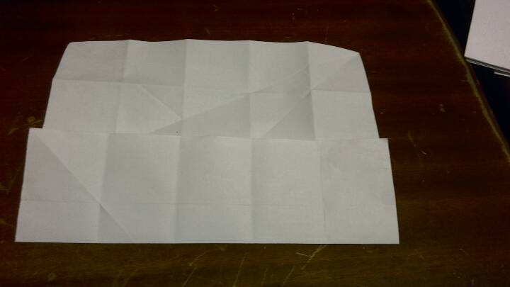 纸折牛奶盒 第16步