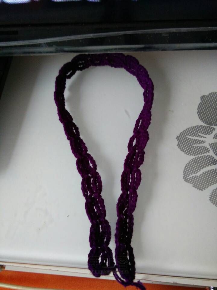 紫色发带 第15步