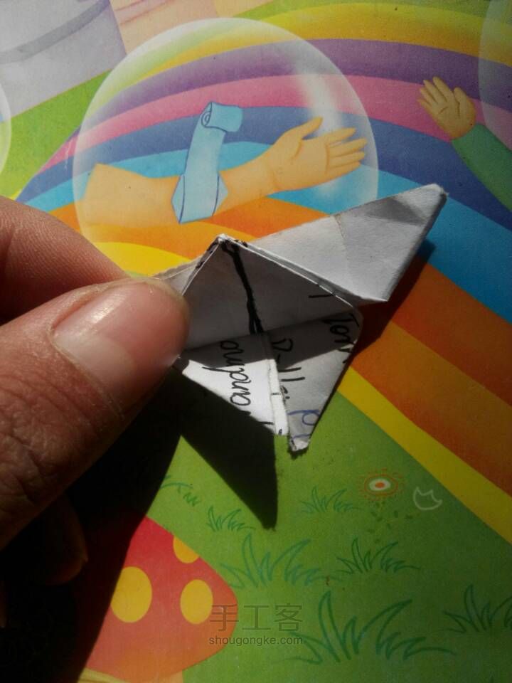 折纸（一 ）蝴蝶 第10步