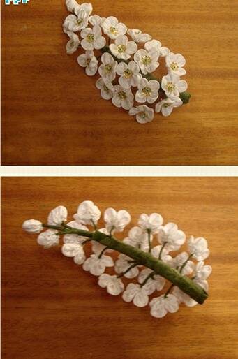 丝带作花  转载 第3步
