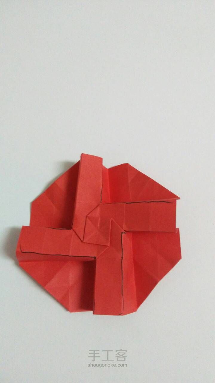 「折纸」玫瑰花2 第38步