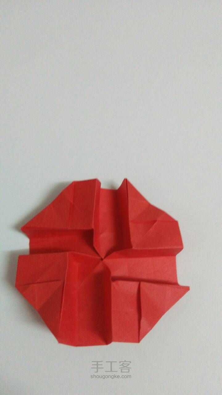 「折纸」玫瑰花2 第39步