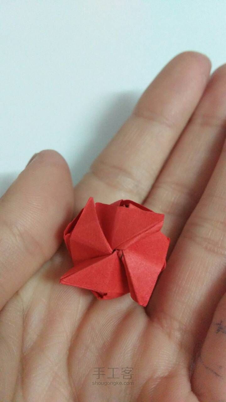 「折纸」玫瑰花2 第55步