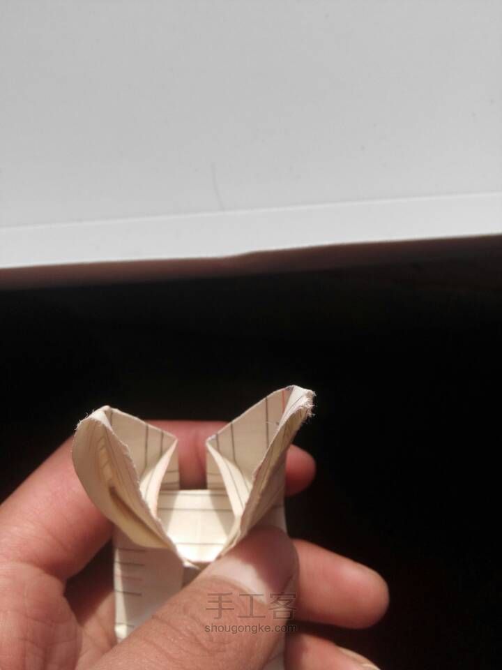 折纸（6）蝴蝶 第18步