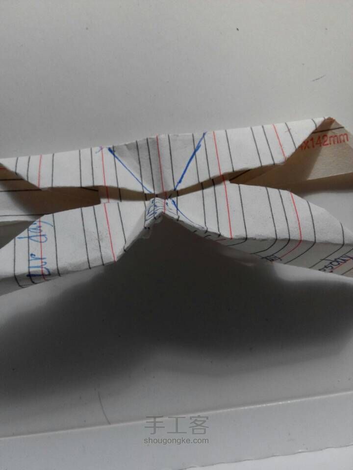 折纸（6）蝴蝶 第22步