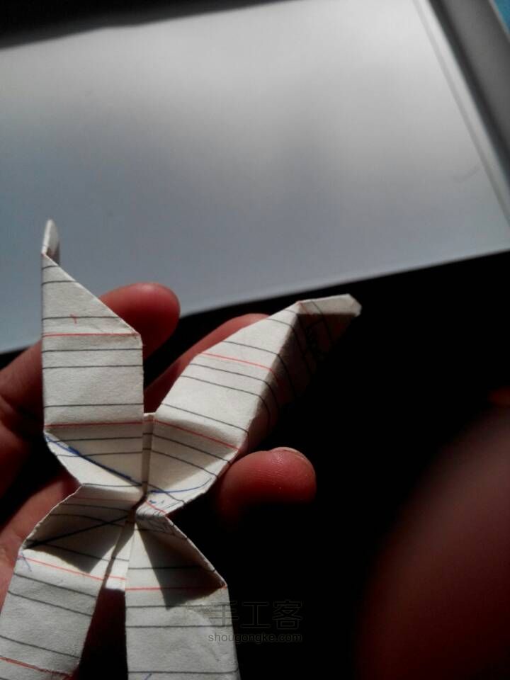 折纸（6）蝴蝶 第23步