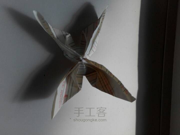 折纸（6）蝴蝶 第24步