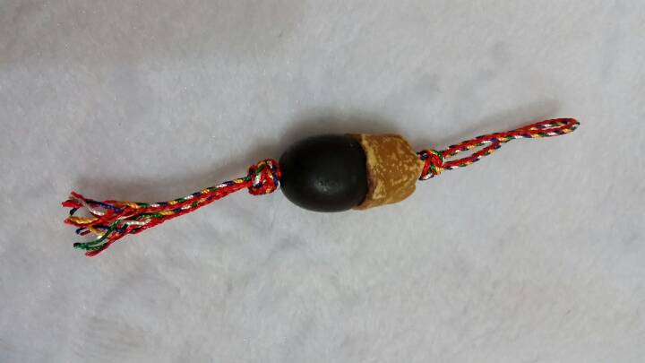 【愚人手做】缅茄七彩钥匙链 第15步