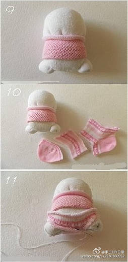 萌萌哒的兔袜子（转） 第4步