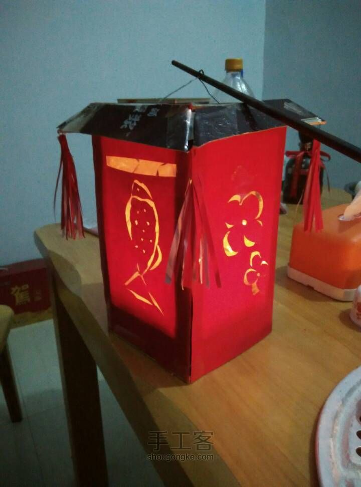 元宵手工灯笼 第12步