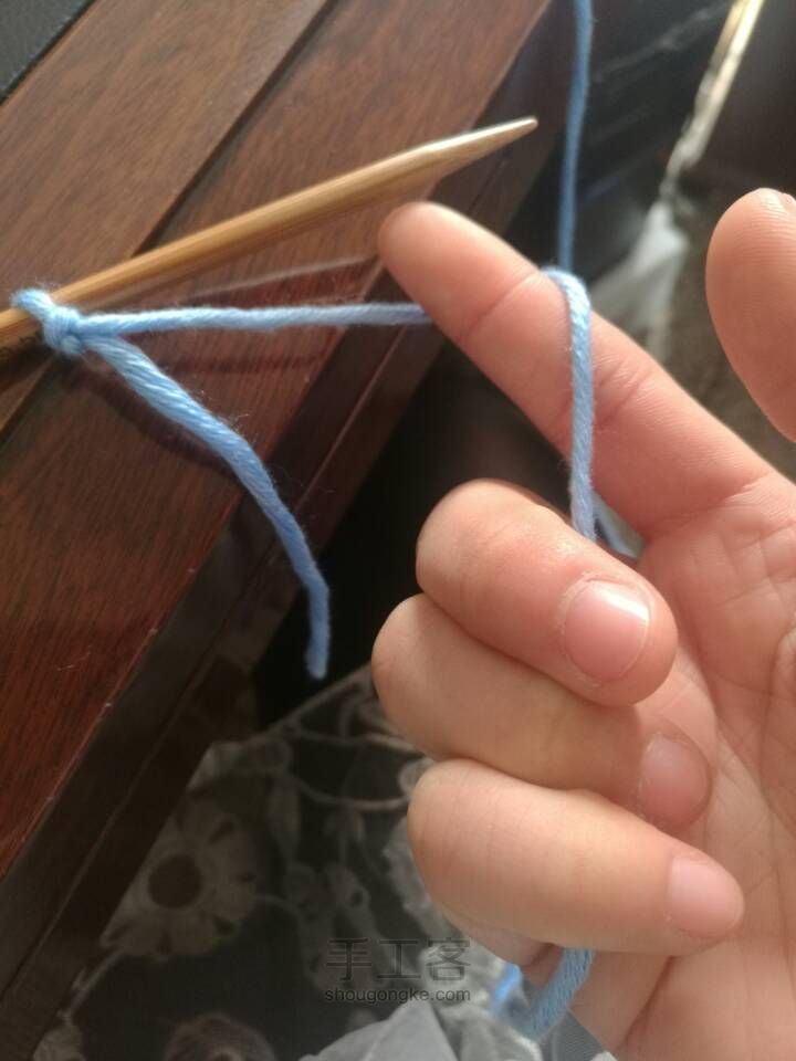 织围巾起针方法1 第6步
