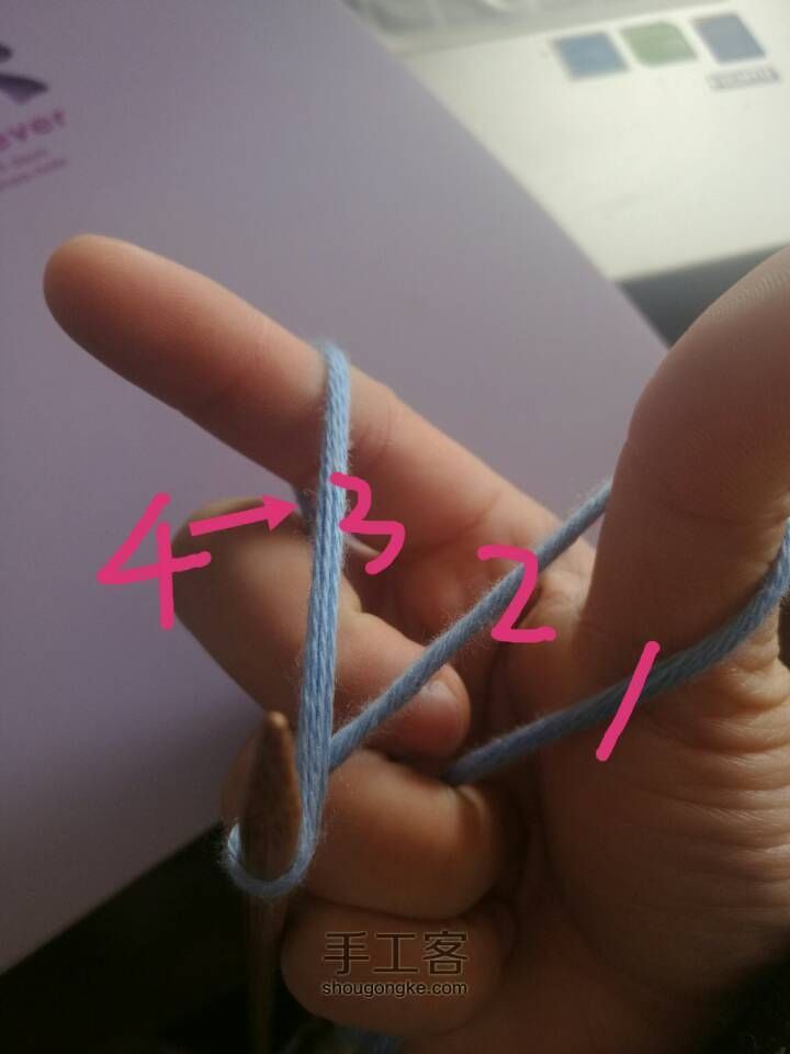 织围巾起针方法3 第10步