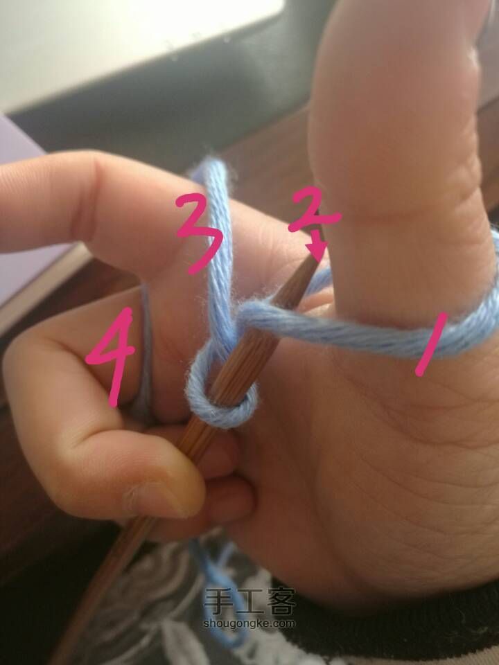 织围巾起针方法3 第12步
