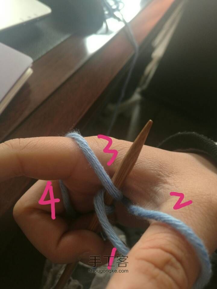 织围巾起针方法3 第16步