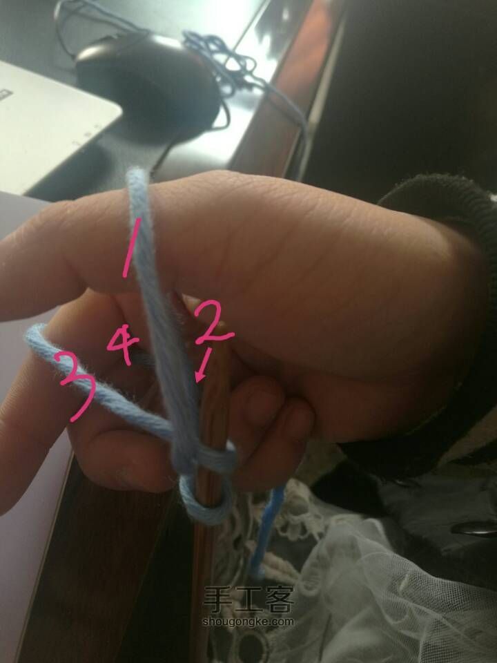 织围巾起针方法3 第18步