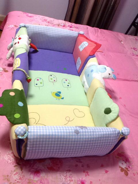 婴儿便携床游戏垫 第13步