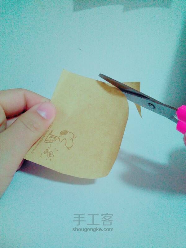 【J】超简易折纸玫瑰 第2步