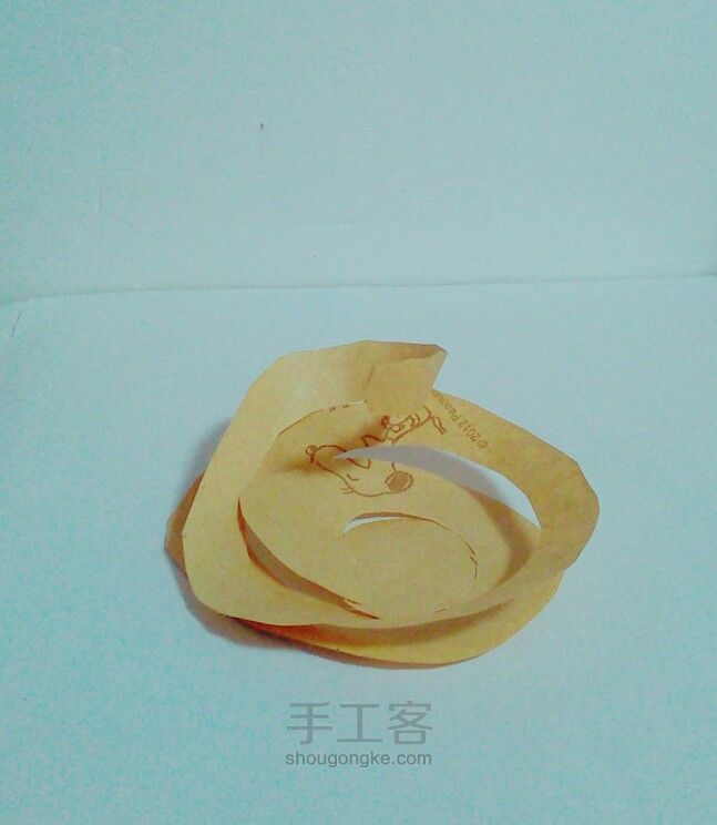 【J】超简易折纸玫瑰 第4步