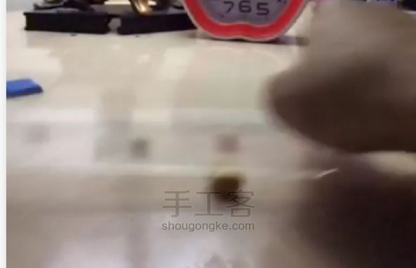 黏土蓝莓泡芙 第6步