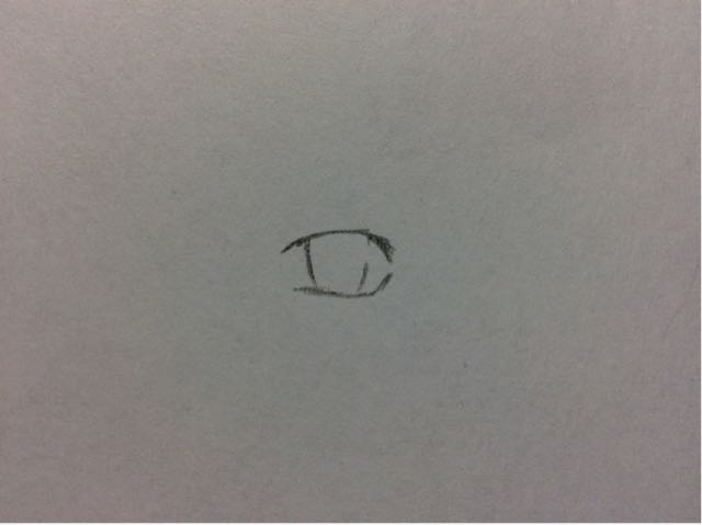 少女的眼睛的画法1 第1步