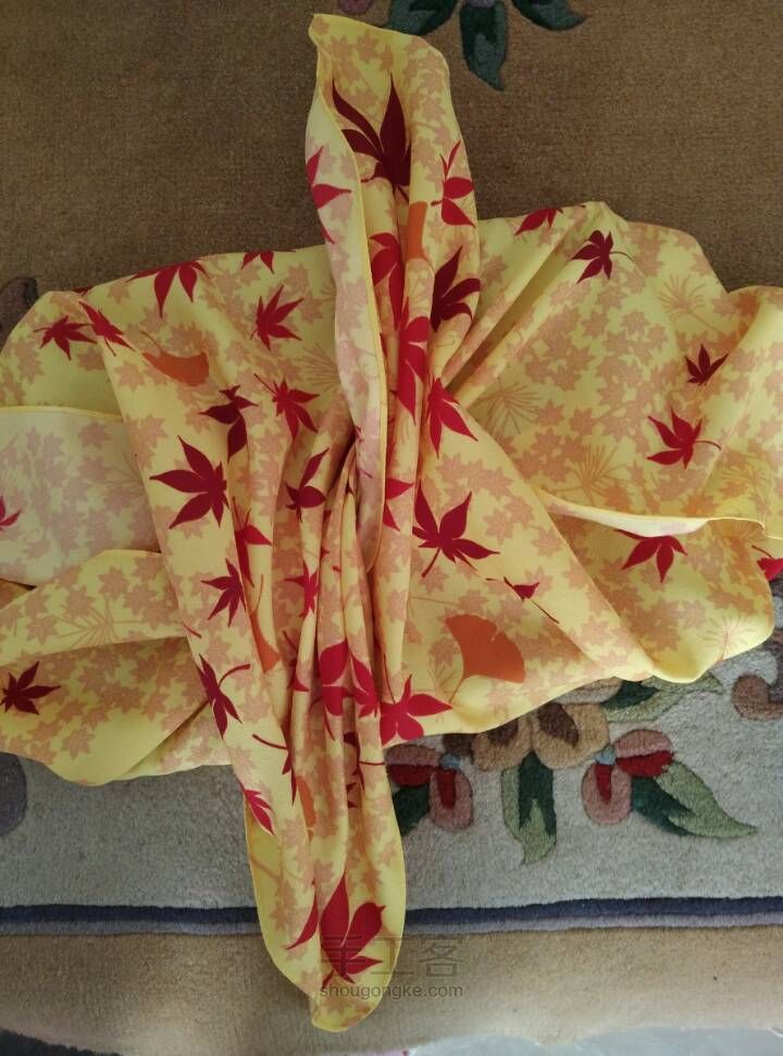 几款简单的日式风吕敷~ 第3步