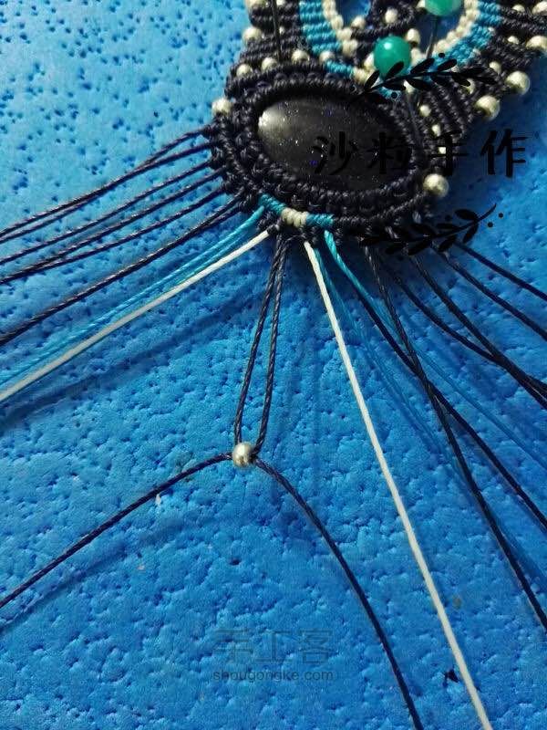 叠影~转自囡绳手作 第23步