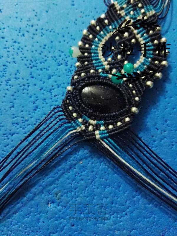 叠影~转自囡绳手作 第35步