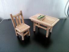一次性筷子制作迷你书桌椅子