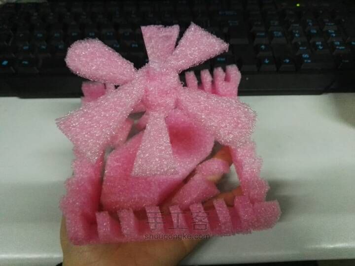 无用的快递泡沫  和无聊的我呀 第4步
