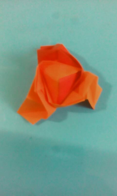 折纸花球 第13步