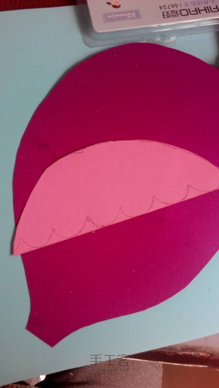 纸雕气球比较简单的气球👆 第7步
