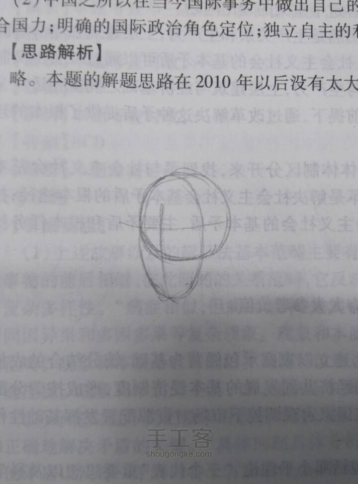 动漫人物头像绘画过程 第3步