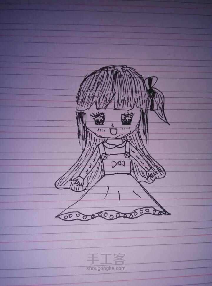 画个小女孩 第9步