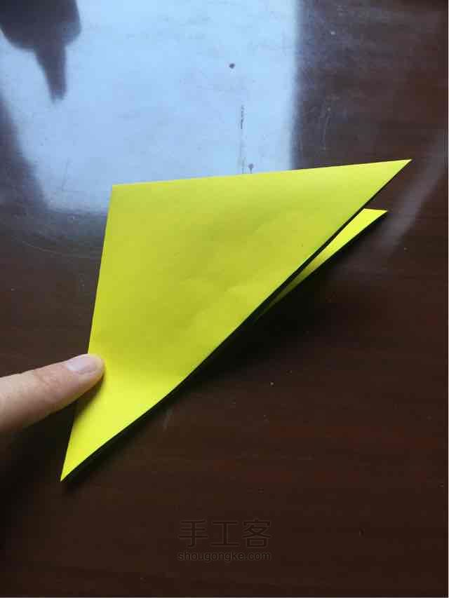 百合折纸 第5步