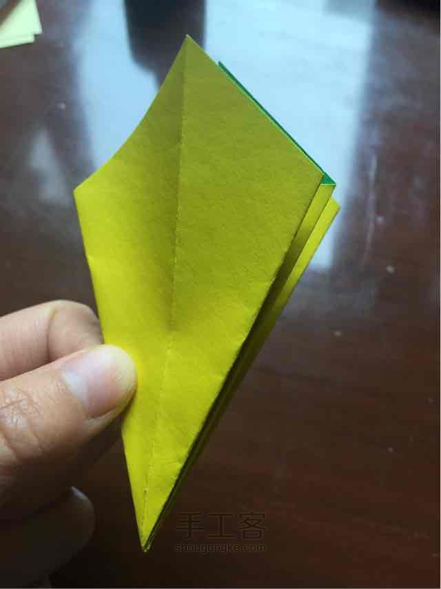 百合折纸 第9步